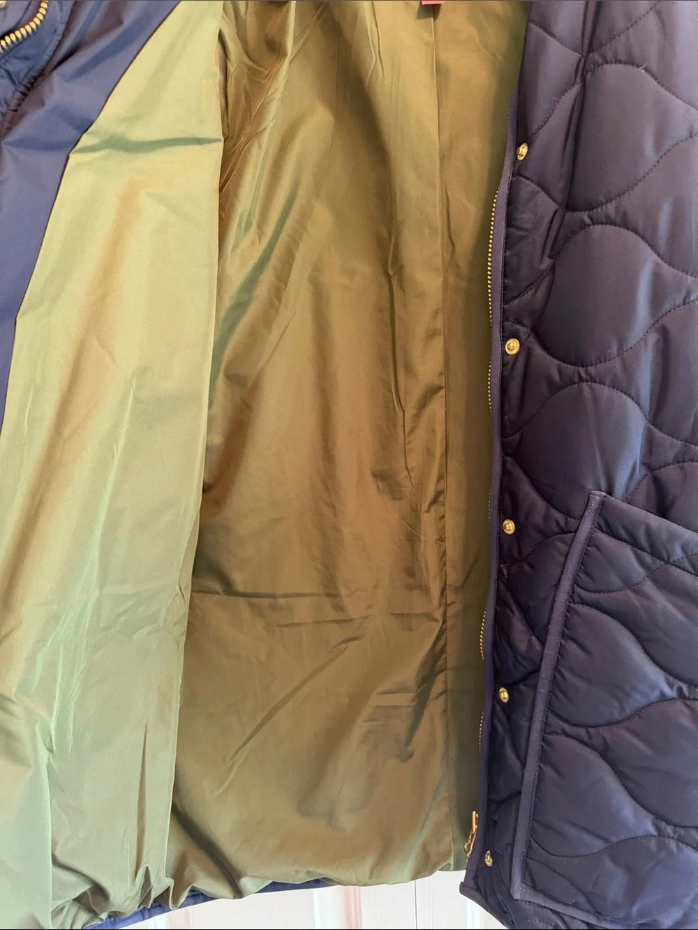 Jcrew recycled primaloft puffer jacket. Women’s medium